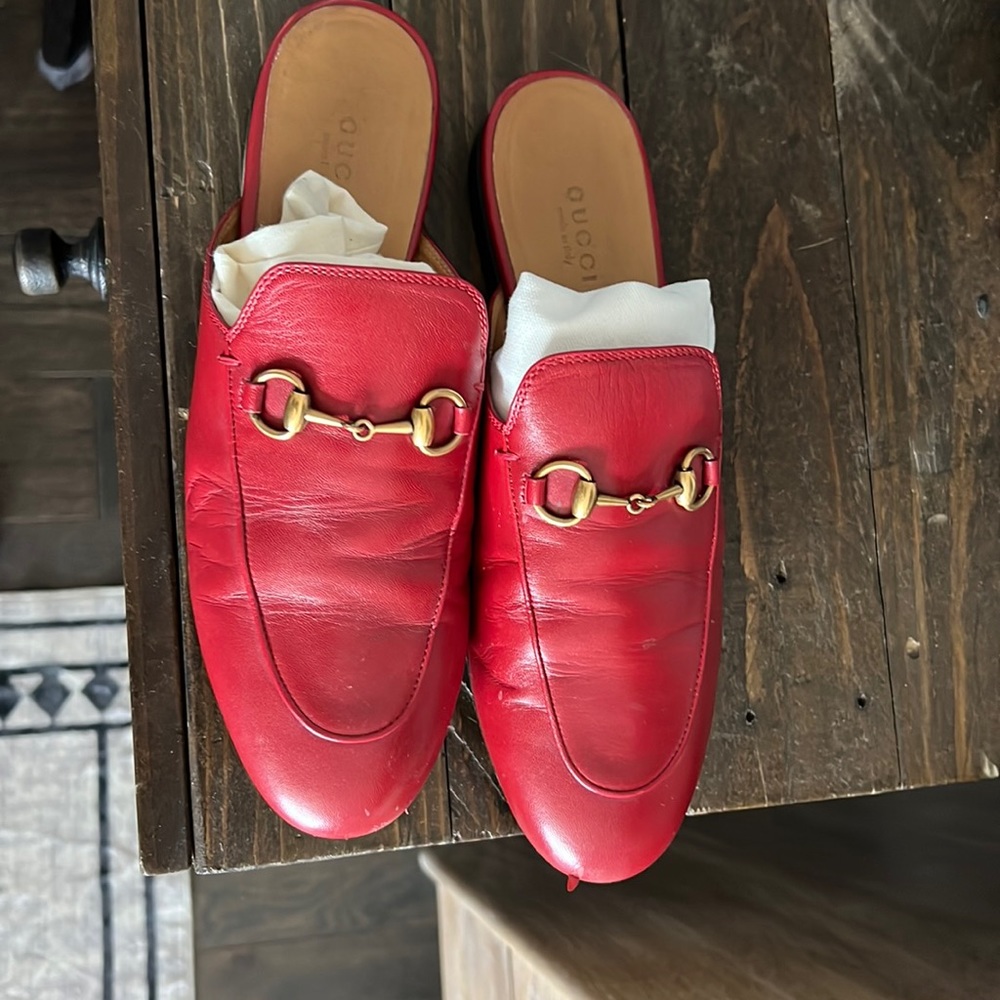 Mule gucci red